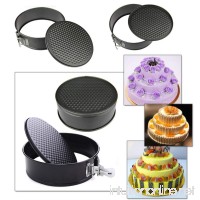 Tacoli- 22cm Metal Round Shape Pan Cake Mold Baking Molds Non-stick Cake Buckle Mould Cake Decorating Tools Kitchen Gadgets - B07DC3DQN8